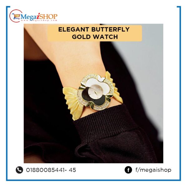 Elegant Butterfly Gold watch price in BD