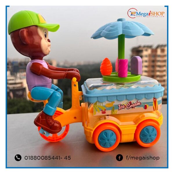 Kids Ice Cream Car Toy With Light Music